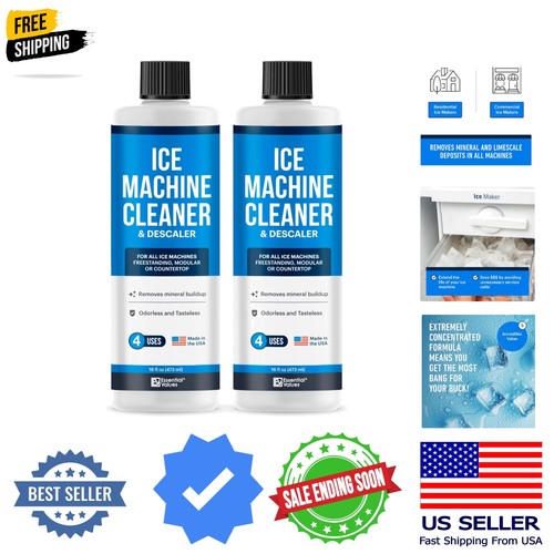 Ice machine and descaler 2 - machine, descaler,