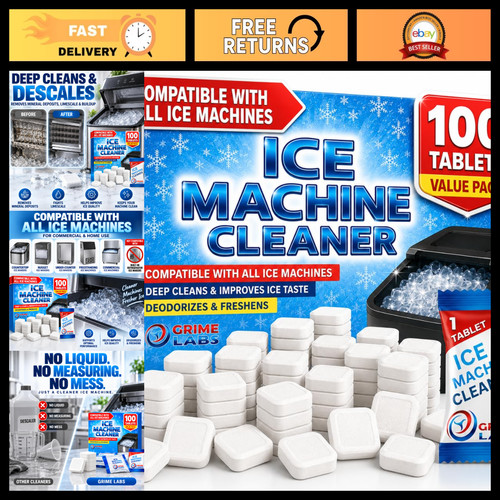 Ice machine cleaner tablets - machine,