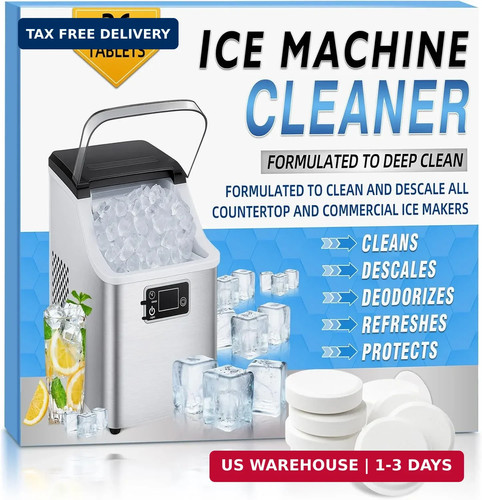 Ice machine cleaner tablets - machine,