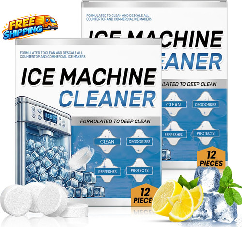 Ice machine cleaner maker - ice,