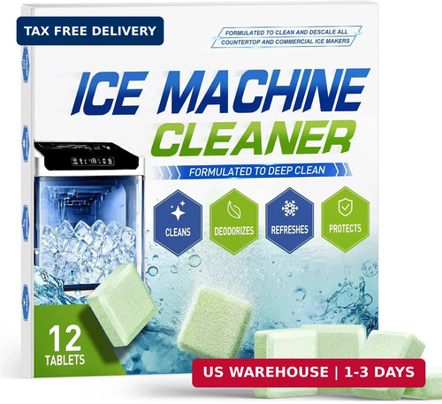 Ice machine cleaner maker - machine, and