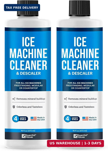 Ice machine cleaner and - ice,