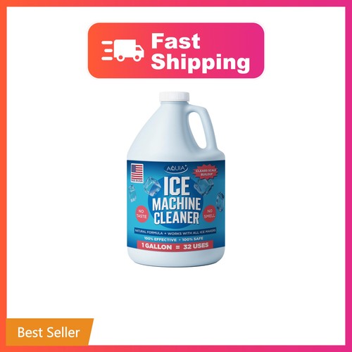 Ice machine cleaner and - ice,