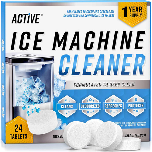 Ice machine cleaner - ice, maker
