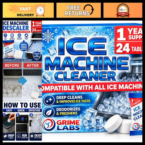 Ice machine cleaner tablets - machine,
