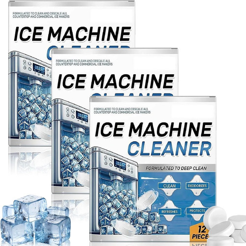 Ice machine cleaner and - ice,