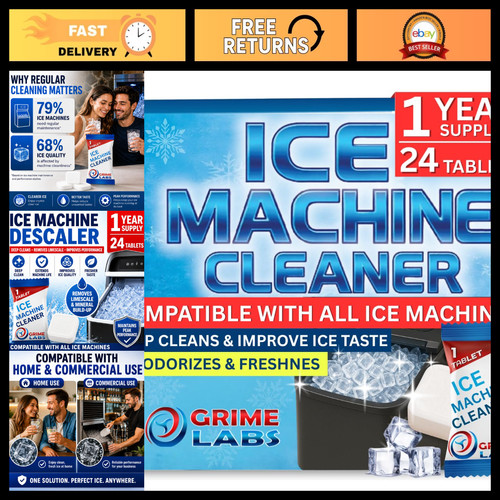 Ice machine cleaner tablets - ice,