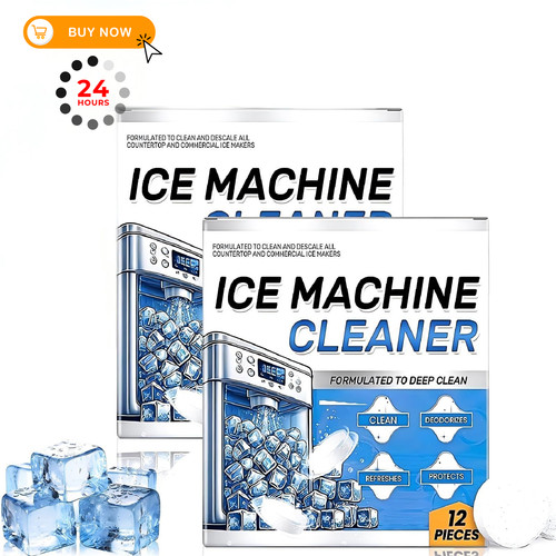 Ice machine cleaner and - machine,